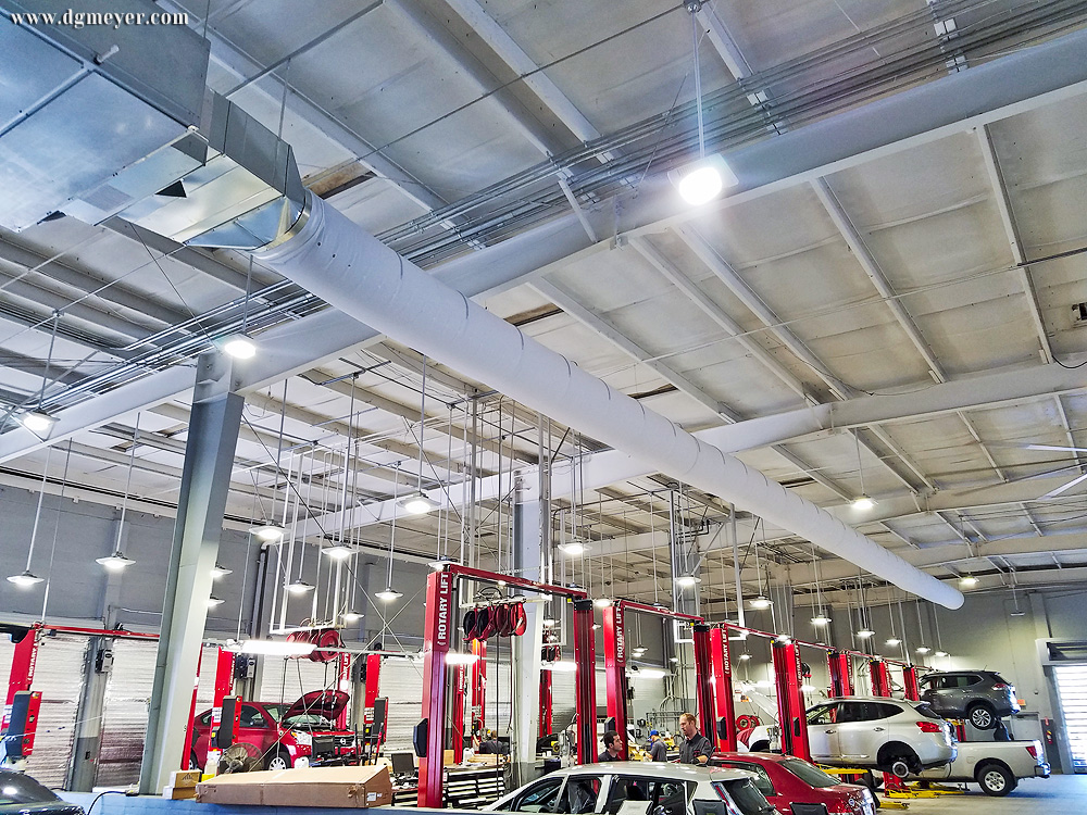 Deland Nissan- (2) New 20 ton Carrier split systems with fabric duct.