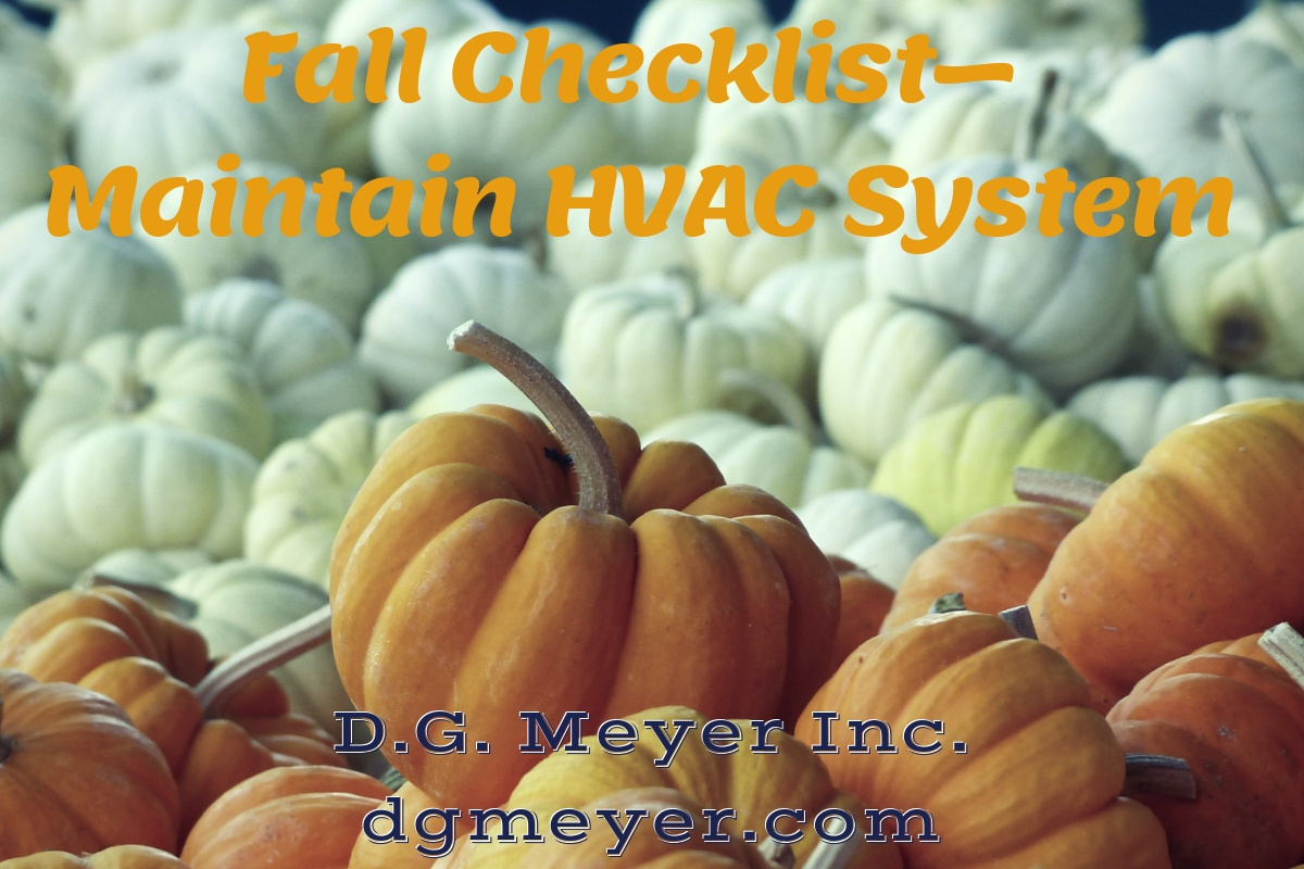 Fall Checklist