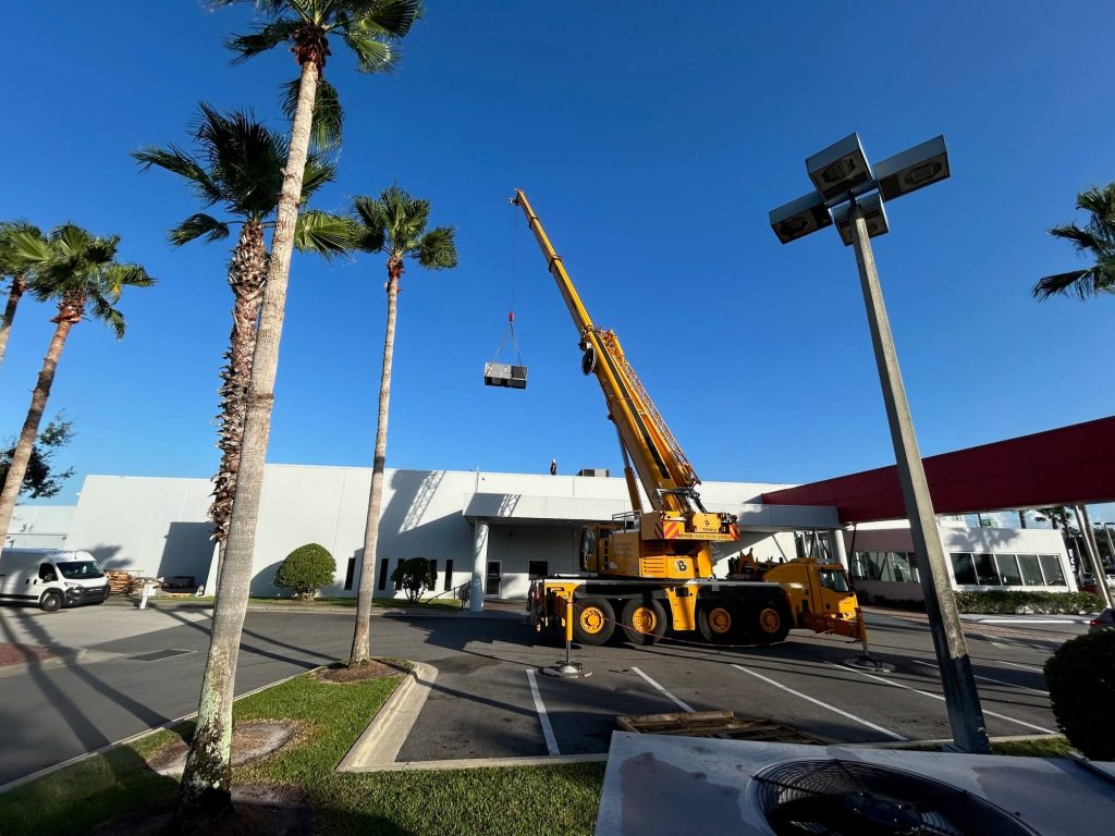 DG-Meyer-commercial-unit-installation-with crane