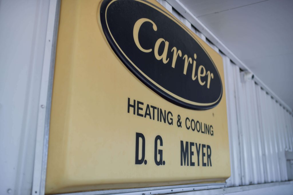 DG Meyer HVAC Carrier Sign