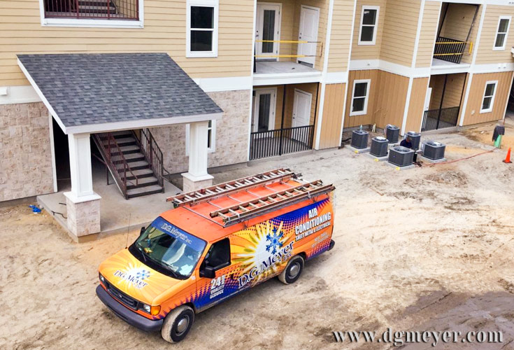 Apartment Complex job. DGM vehicle, new units- April 22, 2015