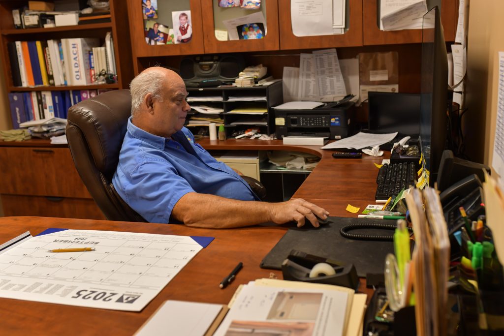 Steve Hard at Work